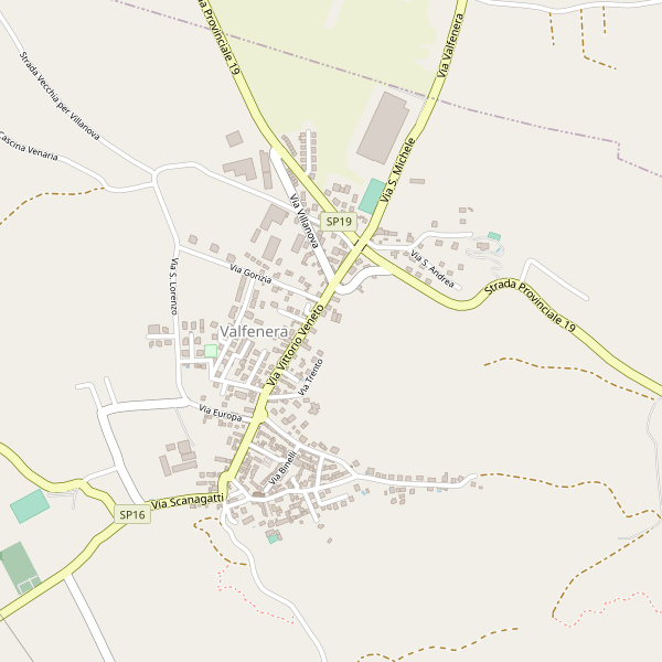 Thumbnail mappa stradale di Valfenera