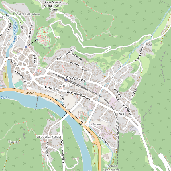 Thumbnail mappa ufficipostali di Varallo