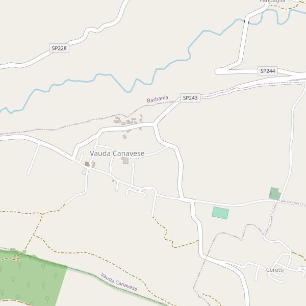 Thumbnail mappa bedandbreakfast di Vauda Canavese
