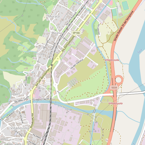 Thumbnail mappa stradale di Villadossola