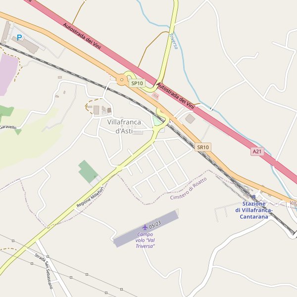 Thumbnail mappa officine di Villafranca d'Asti