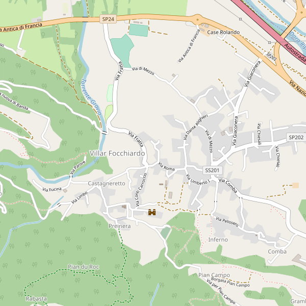 Thumbnail mappa monumenti di Villar Focchiardo