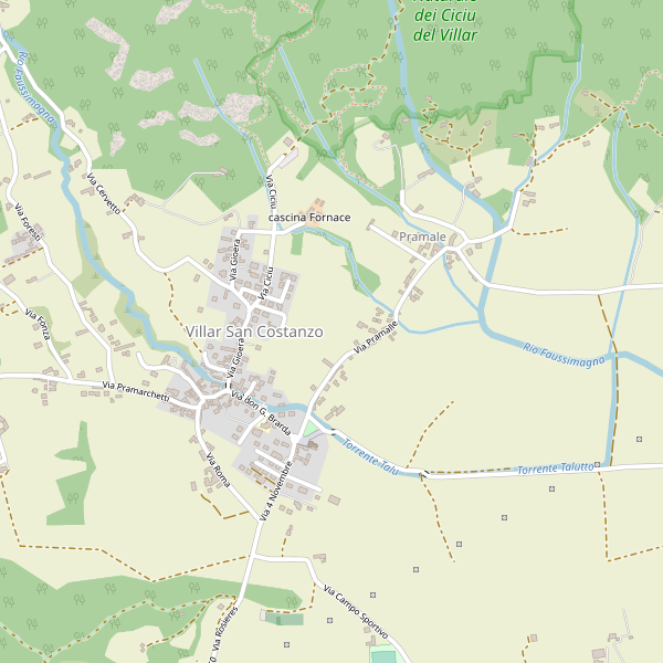 Thumbnail mappa informazioni di Villar San Costanzo