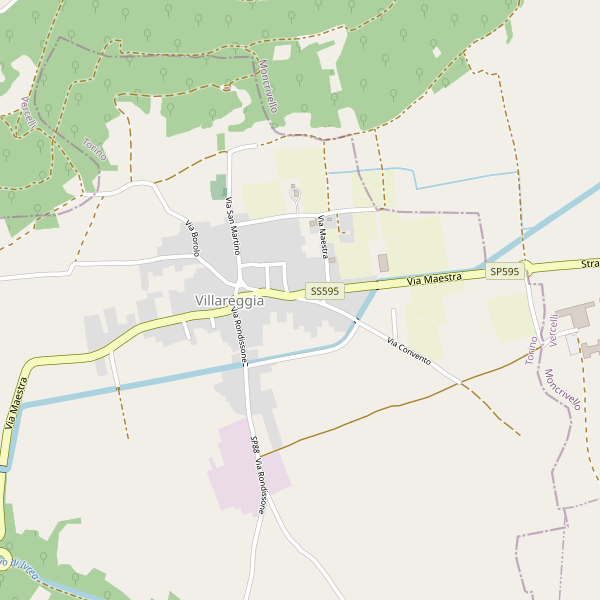 Thumbnail mappa ostelli di Villareggia
