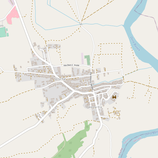 Thumbnail mappa hotel di Vische
