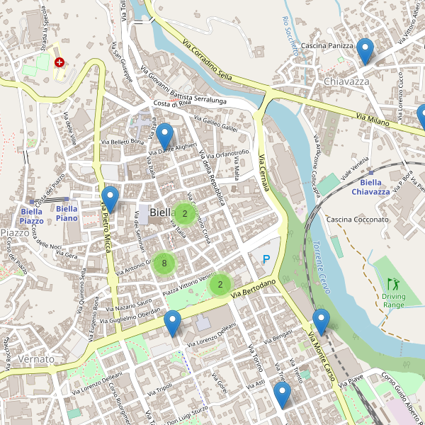 Thumbnail mappa bancomat di Biella