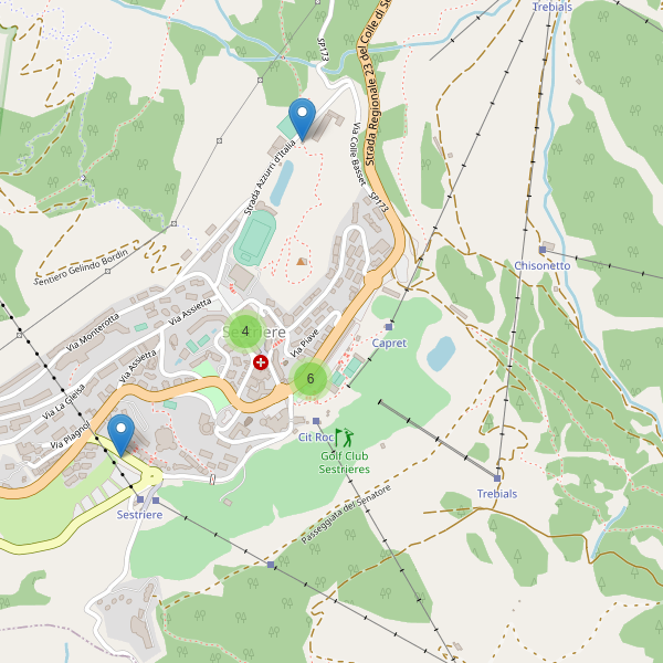 Thumbnail mappa bar di Sestriere