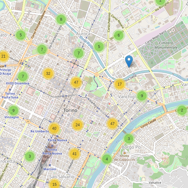 Thumbnail mappa bar di Torino