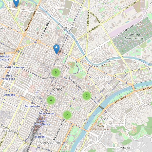 Thumbnail mappa calzature di Torino