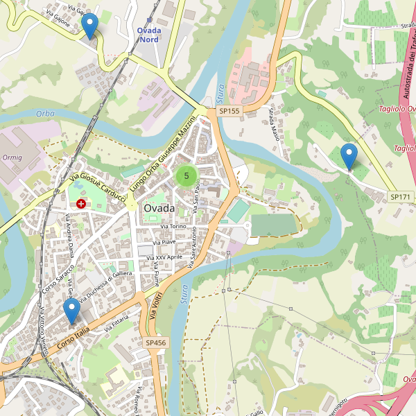 Thumbnail mappa chiese di Ovada