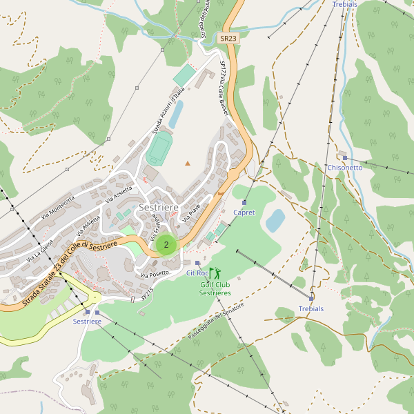 Thumbnail mappa chiese di Sestriere