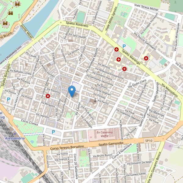 Thumbnail mappa cinema di Alessandria