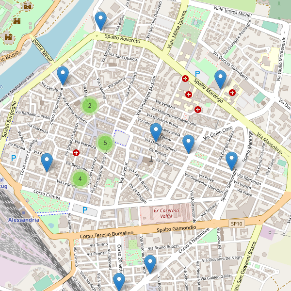 Thumbnail mappa farmacie di Alessandria