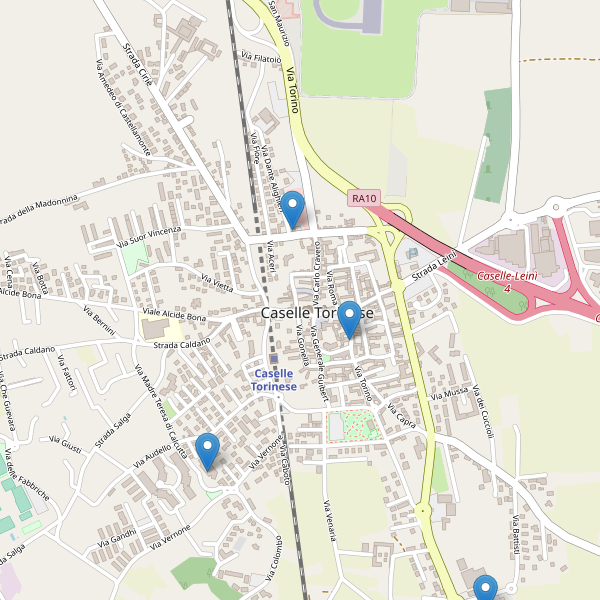 Thumbnail mappa farmacie di Caselle Torinese