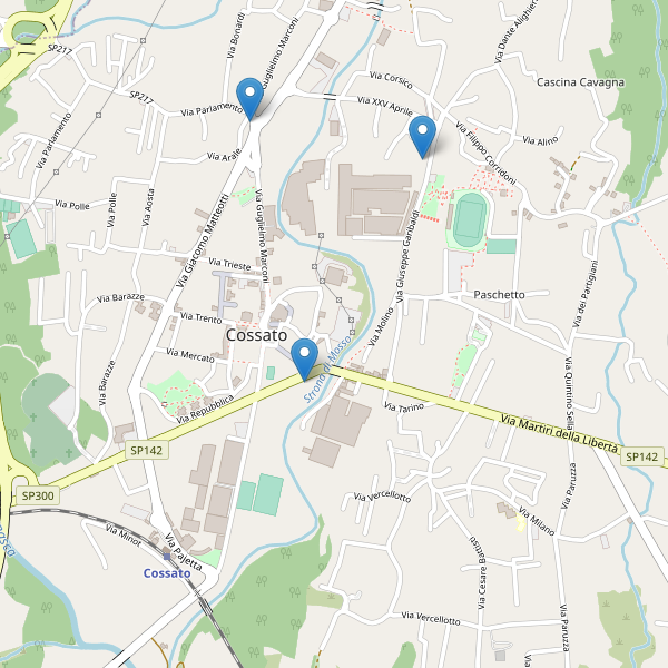 Thumbnail mappa farmacie di Cossato