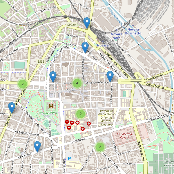 Thumbnail mappa farmacie di Novara