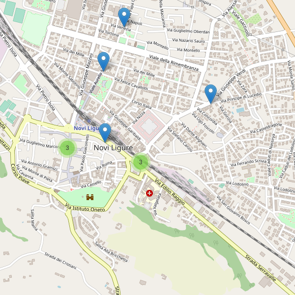 Thumbnail mappa farmacie di Novi Ligure