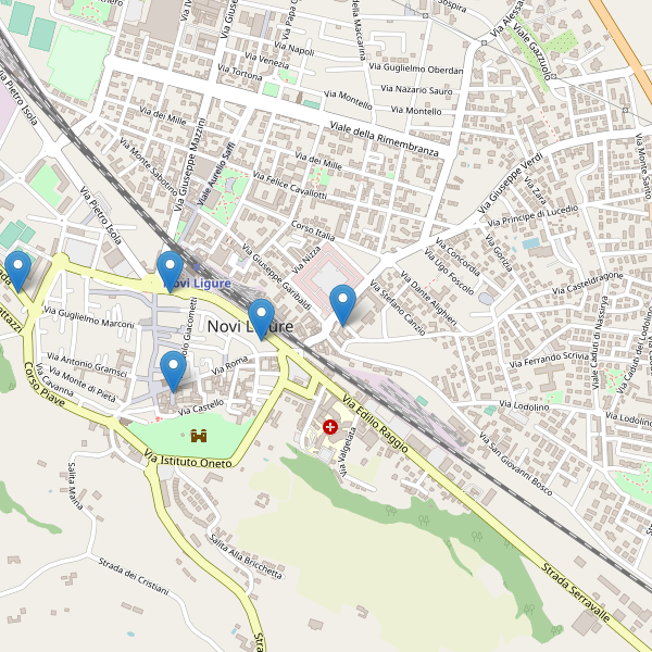 Thumbnail mappa hotel di Novi Ligure