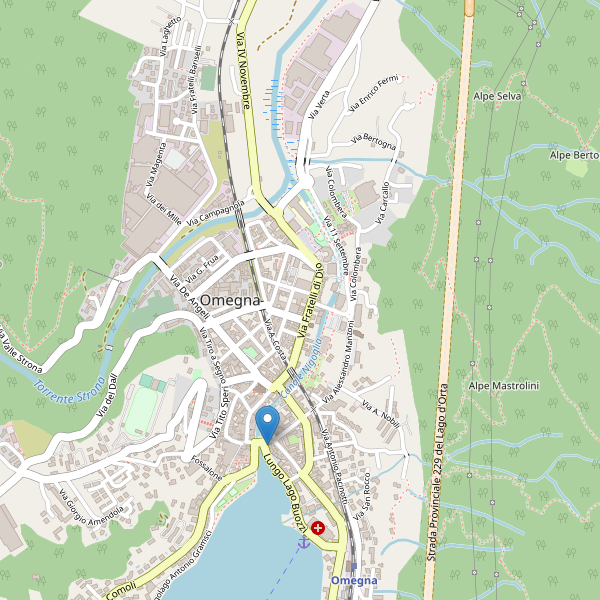 Thumbnail mappa hotel di Omegna