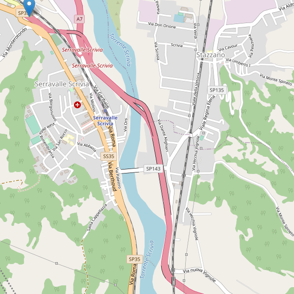 Thumbnail mappa monumenti di Serravalle Scrivia