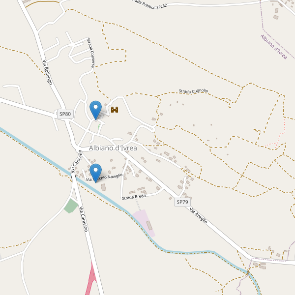 Thumbnail mappa parcheggi di Albiano d'Ivrea
