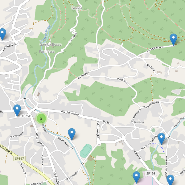 Thumbnail mappa parcheggi di Almese