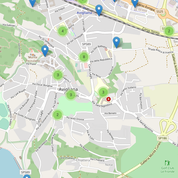 Thumbnail mappa parcheggi di Avigliana