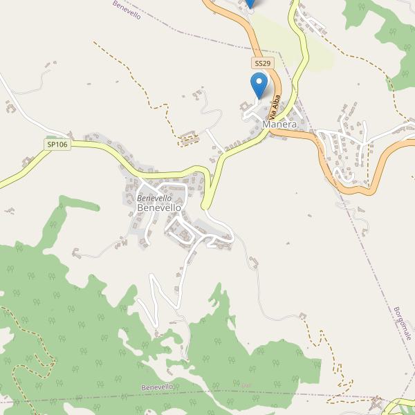 Thumbnail mappa parcheggi di Benevello