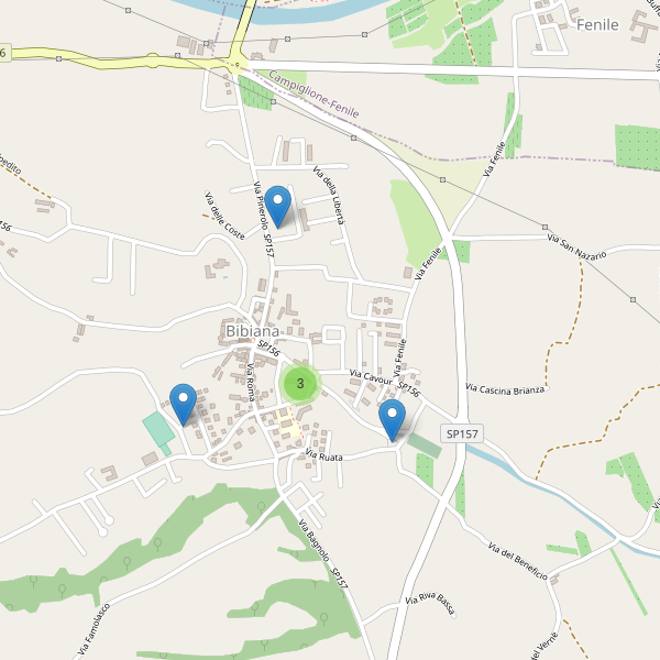 Thumbnail mappa parcheggi di Bibiana