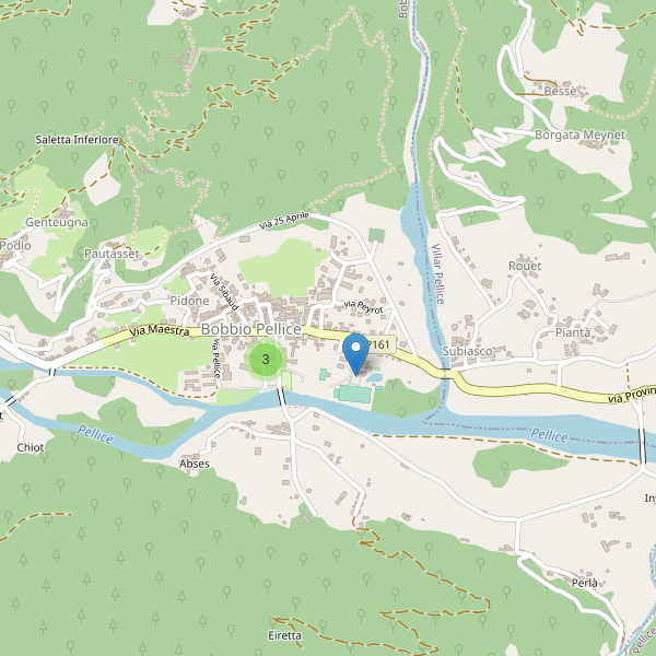 Thumbnail mappa parcheggi di Bobbio Pellice