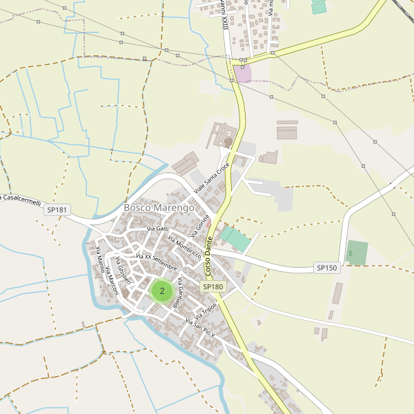 Thumbnail mappa parcheggi di Bosco Marengo