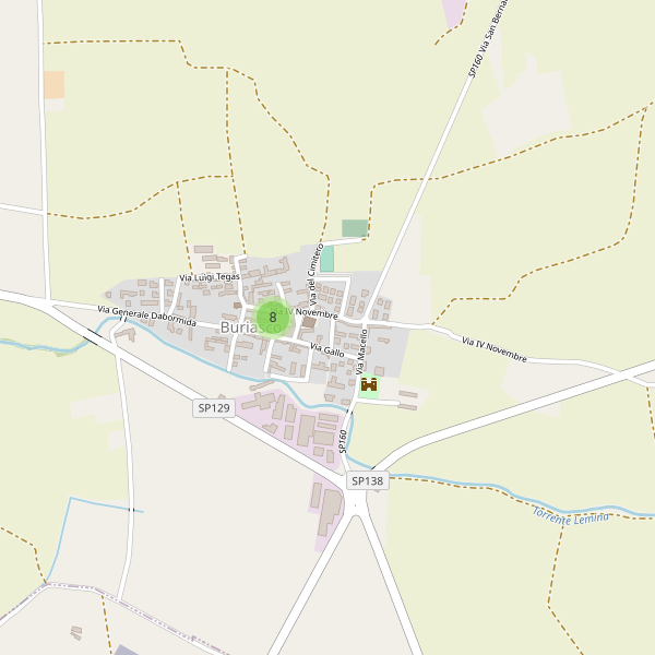 Thumbnail mappa parcheggi di Buriasco