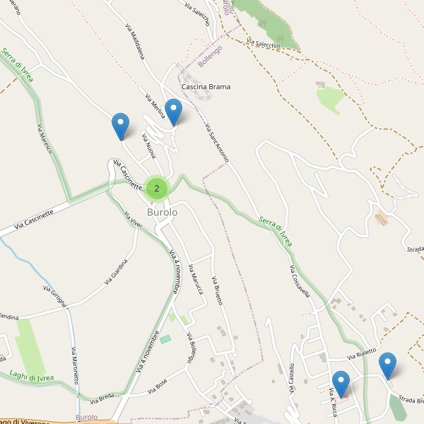 Thumbnail mappa parcheggi di Burolo