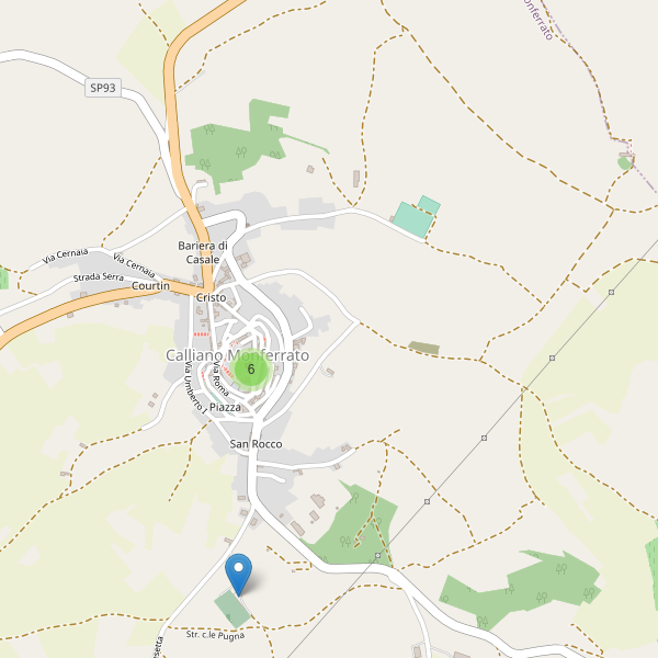 Thumbnail mappa parcheggi di Calliano (AT)