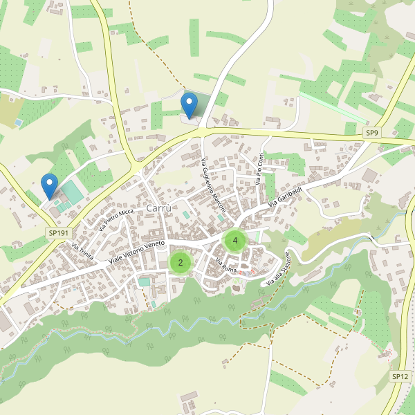 Thumbnail mappa parcheggi di Carrù