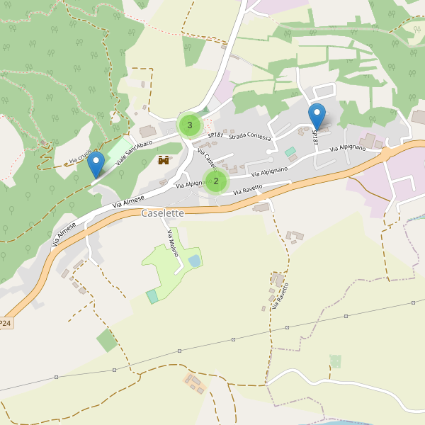 Thumbnail mappa parcheggi di Caselette