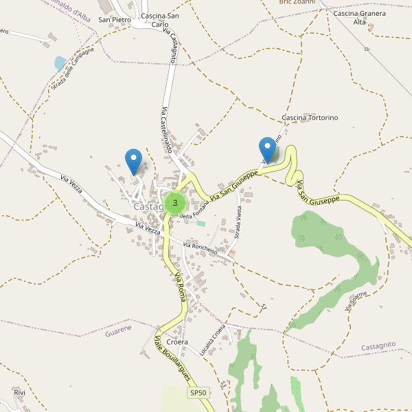 Thumbnail mappa parcheggi di Castagnito