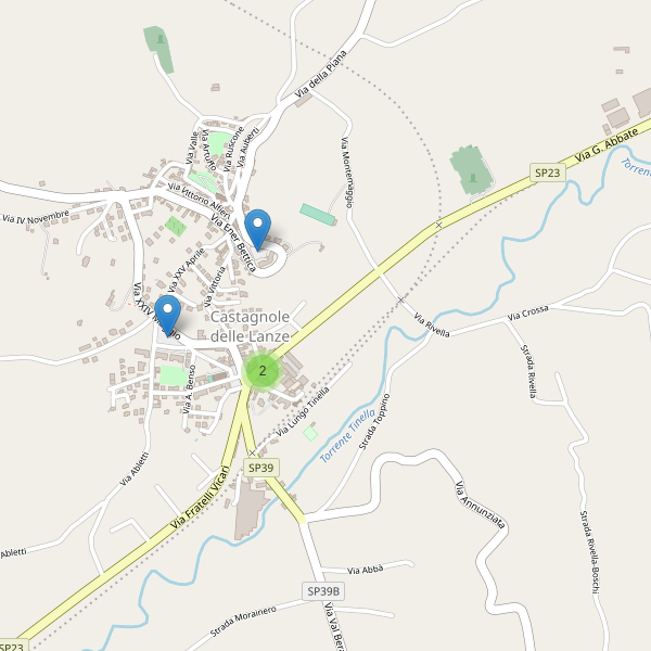 Thumbnail mappa parcheggi di Castagnole delle Lanze