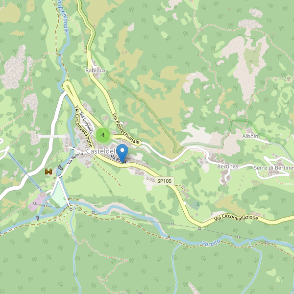 Thumbnail mappa parcheggi di Casteldelfino