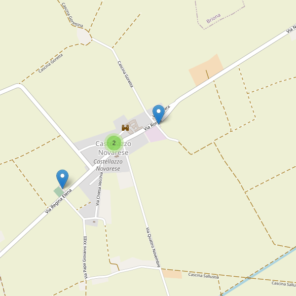 Thumbnail mappa parcheggi di Castellazzo Novarese