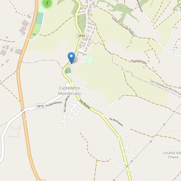 Thumbnail mappa parcheggi di Castelletto Monferrato
