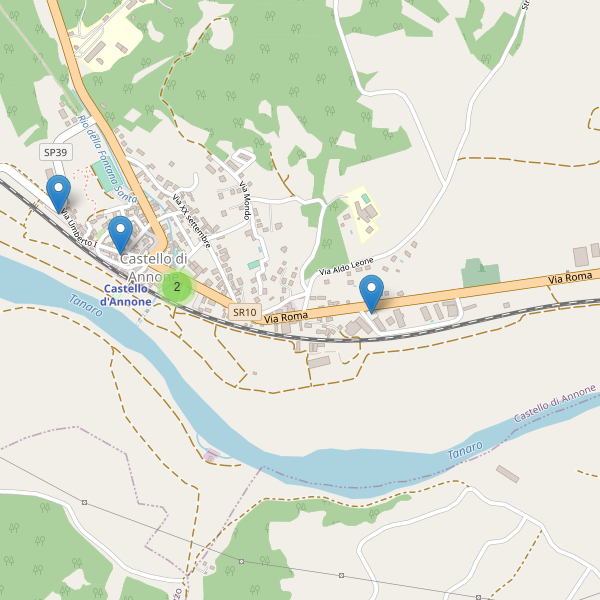 Thumbnail mappa parcheggi di Castello di Annone
