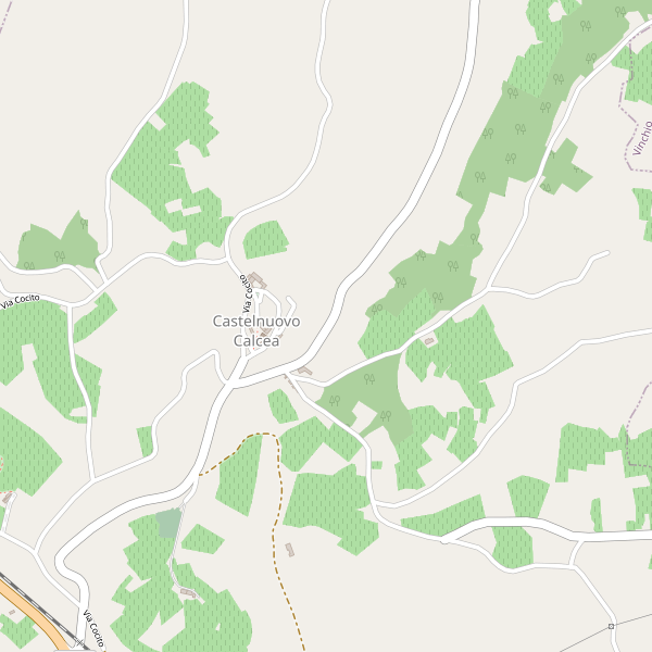 Thumbnail mappa parcheggi di Castelnuovo Calcea