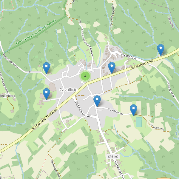 Thumbnail mappa parcheggi di Cavallirio