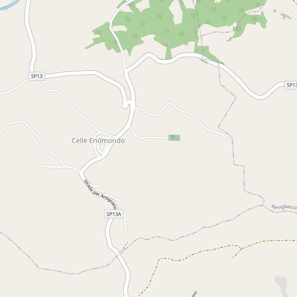 Thumbnail mappa parcheggi di Celle Enomondo