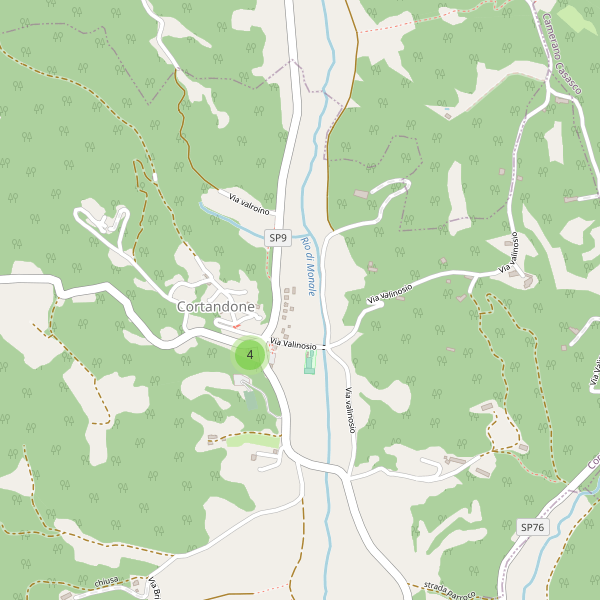 Thumbnail mappa parcheggi di Cortandone