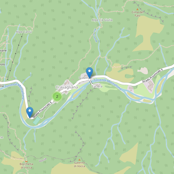 Thumbnail mappa parcheggi di Cravagliana