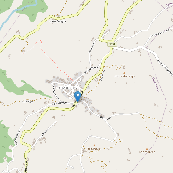 Thumbnail mappa parcheggi di Cravanzana