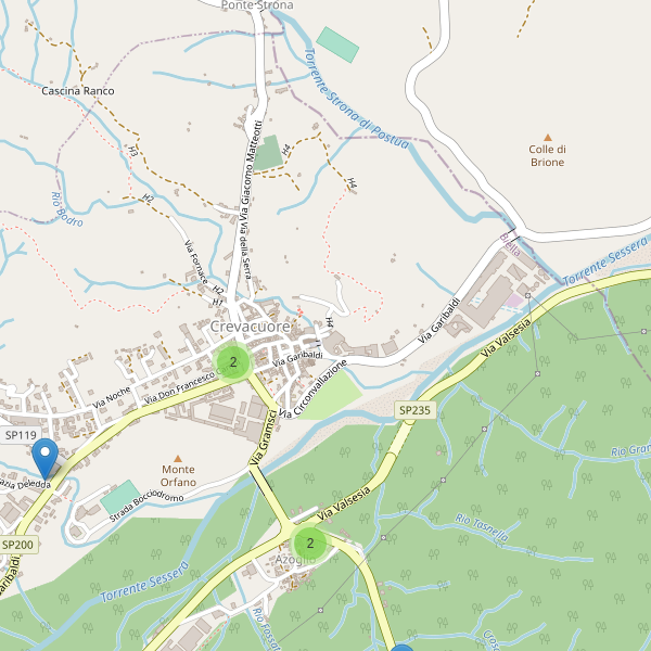 Thumbnail mappa parcheggi di Crevacuore