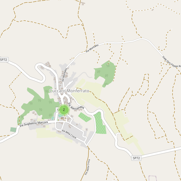 Thumbnail mappa parcheggi di Cuccaro Monferrato